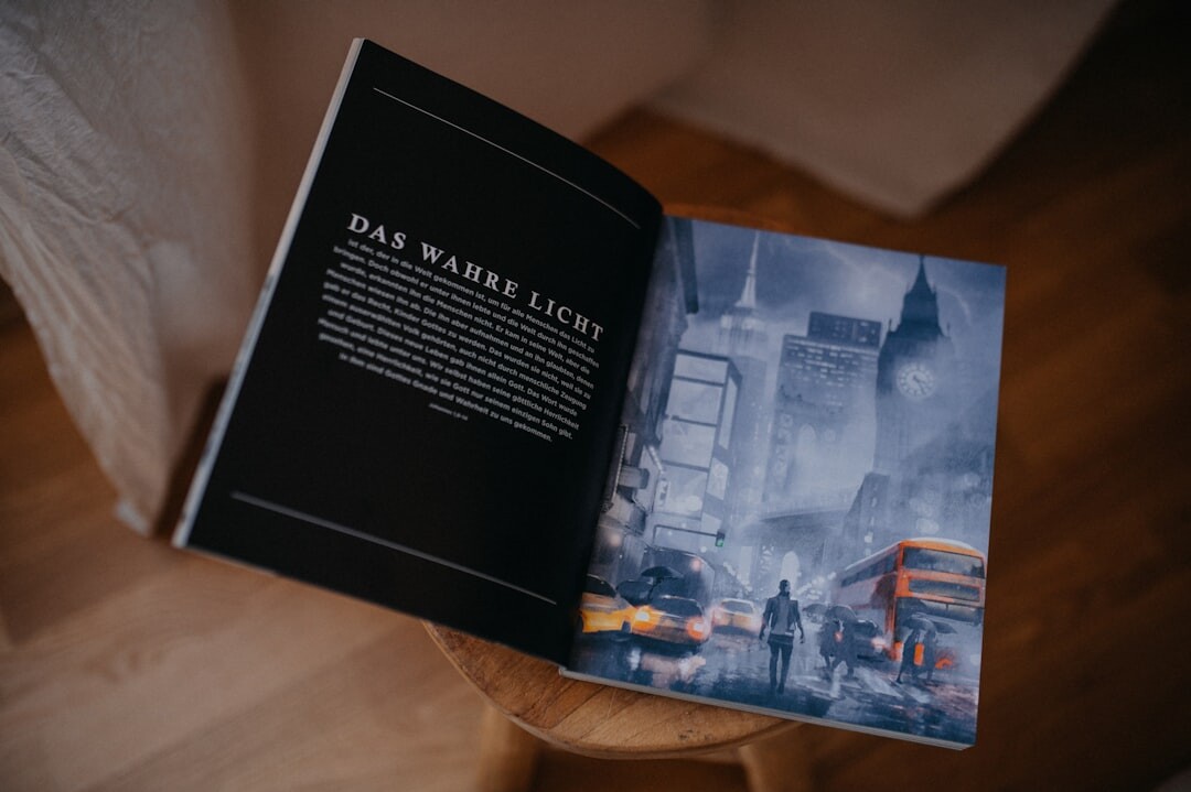 futuristic digital mystery book