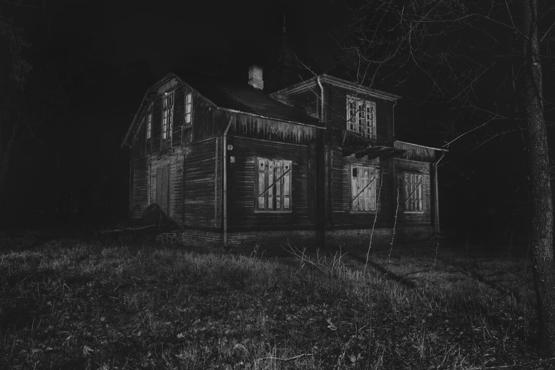mysterious old house exterior